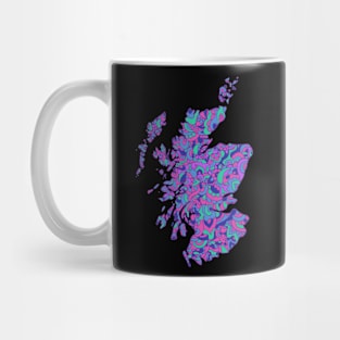 Scotland Map Mug